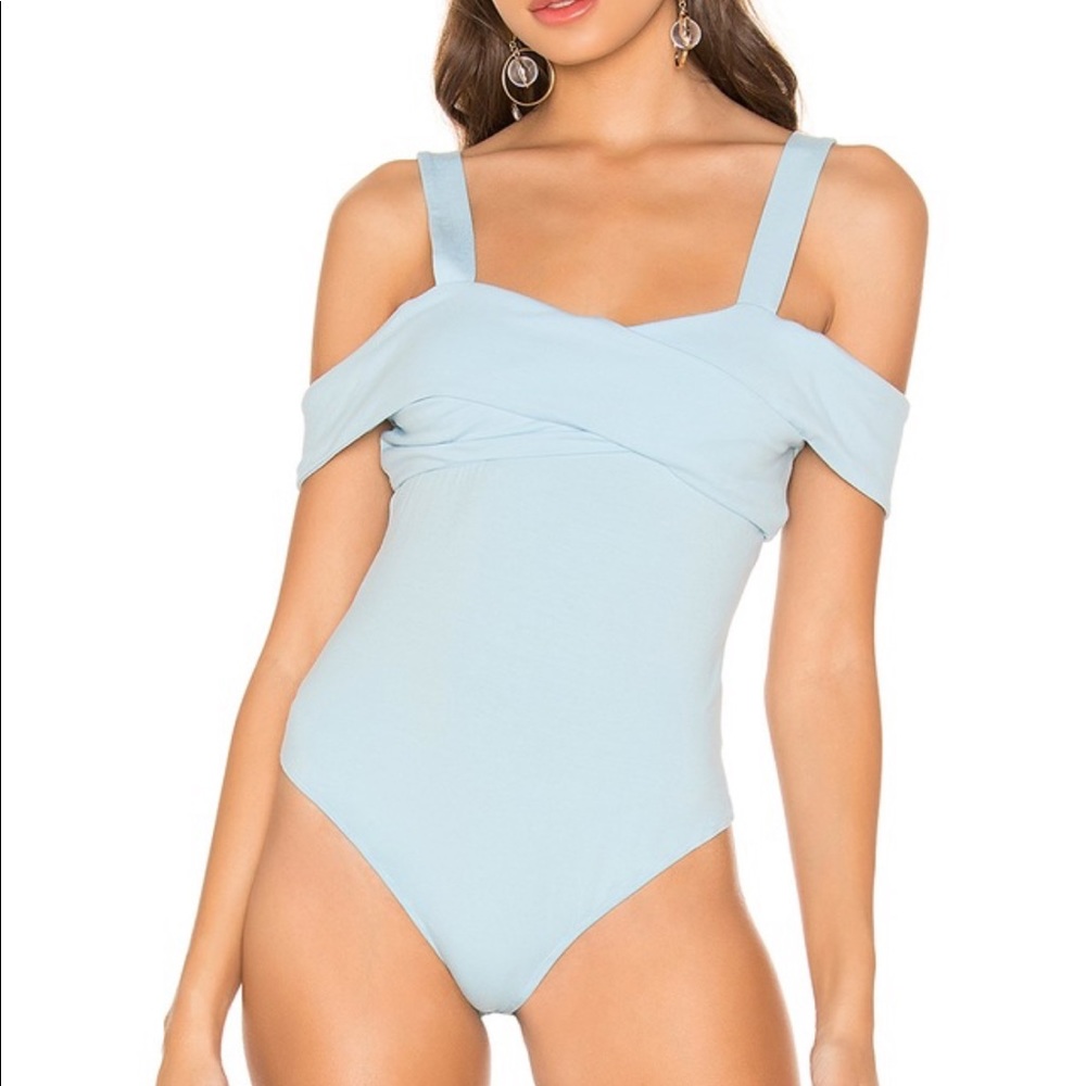Superdown off shoulder bodysuit